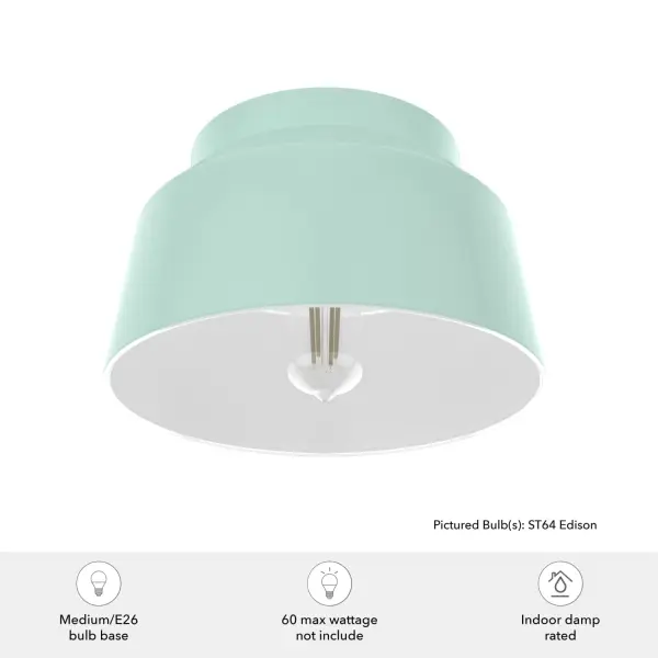 Cranbrook One Light Flush Mount in Dove Grey - Image 14