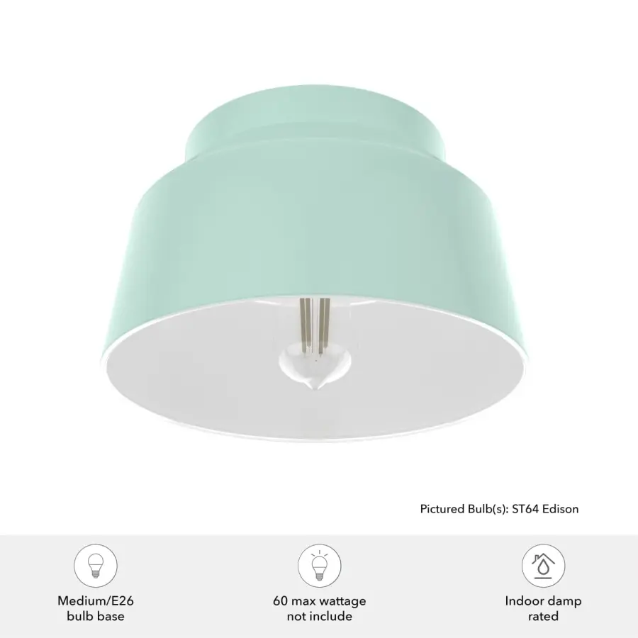 Cranbrook One Light Flush Mount in Dove Grey - Image 14