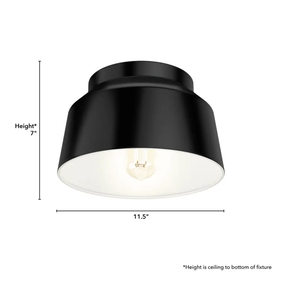 Cranbrook One Light Flush Mount in Dove Grey - Image 16