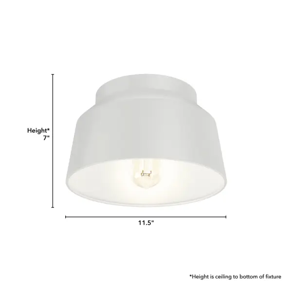 Cranbrook One Light Flush Mount in Dove Grey - Image 17