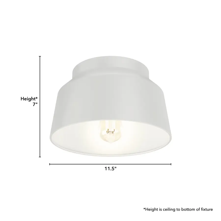 Cranbrook One Light Flush Mount in Dove Grey - Image 17