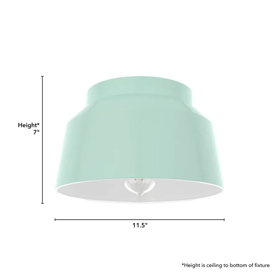 Cranbrook One Light Flush Mount in Dove Grey - Image 19