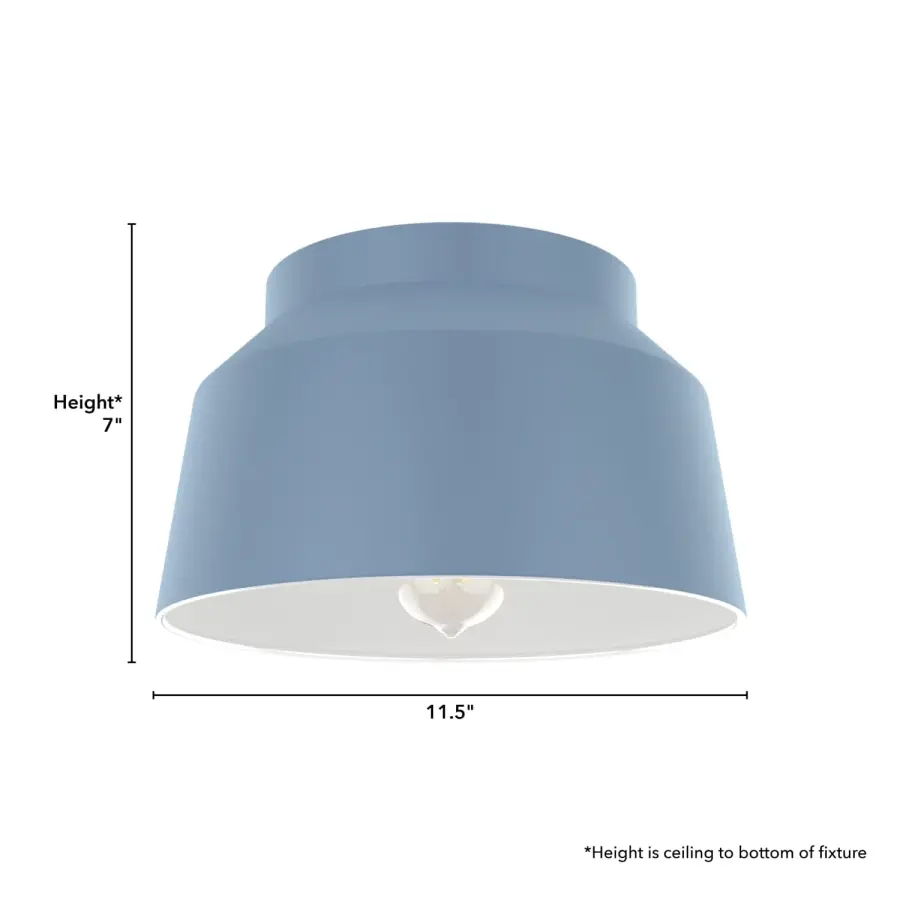 Cranbrook One Light Flush Mount in Dove Grey - Image 20
