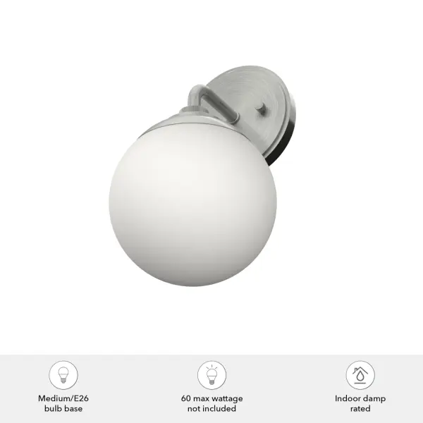 Hepburn One Light Wall Sconce in Modern Brass - Image 5