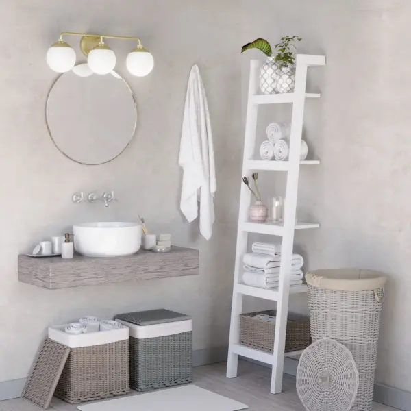 Hepburn Three Light Bathroom Vanity in Matte Black - Image 5