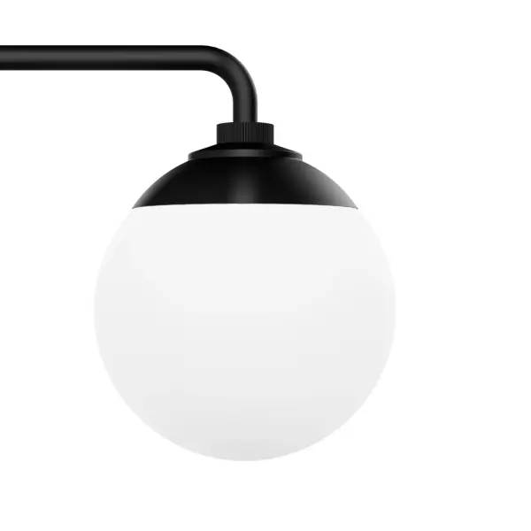 Hepburn Four Light Bathroom Vanity in Matte Black - Image 20