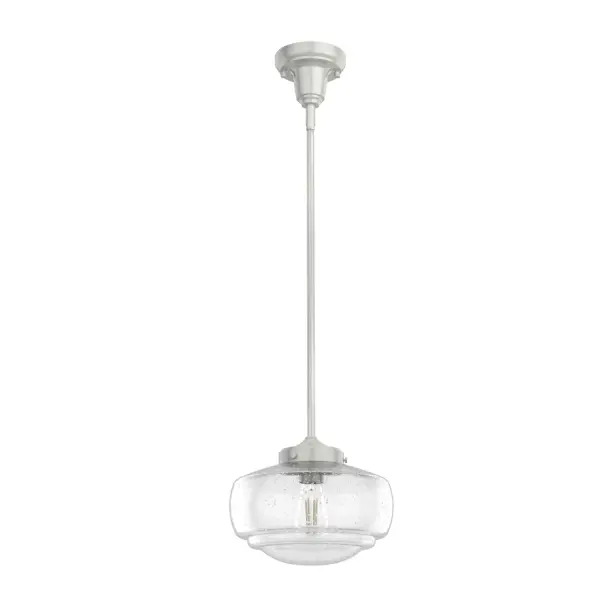 Saddle Creek One Light Pendant in Brushed Nickel - Image 12