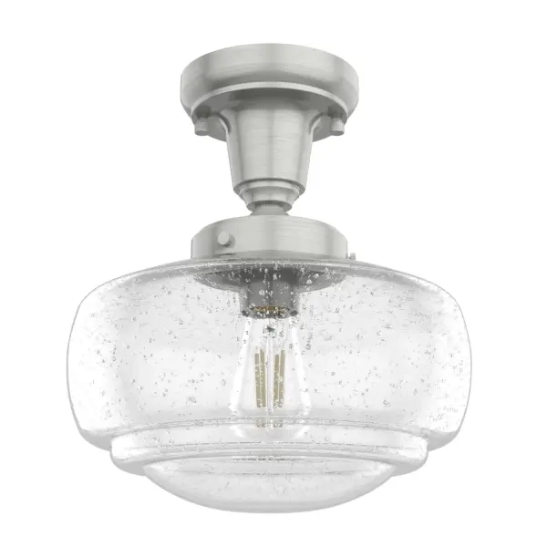 Saddle Creek One Light Pendant in Brushed Nickel - Image 16