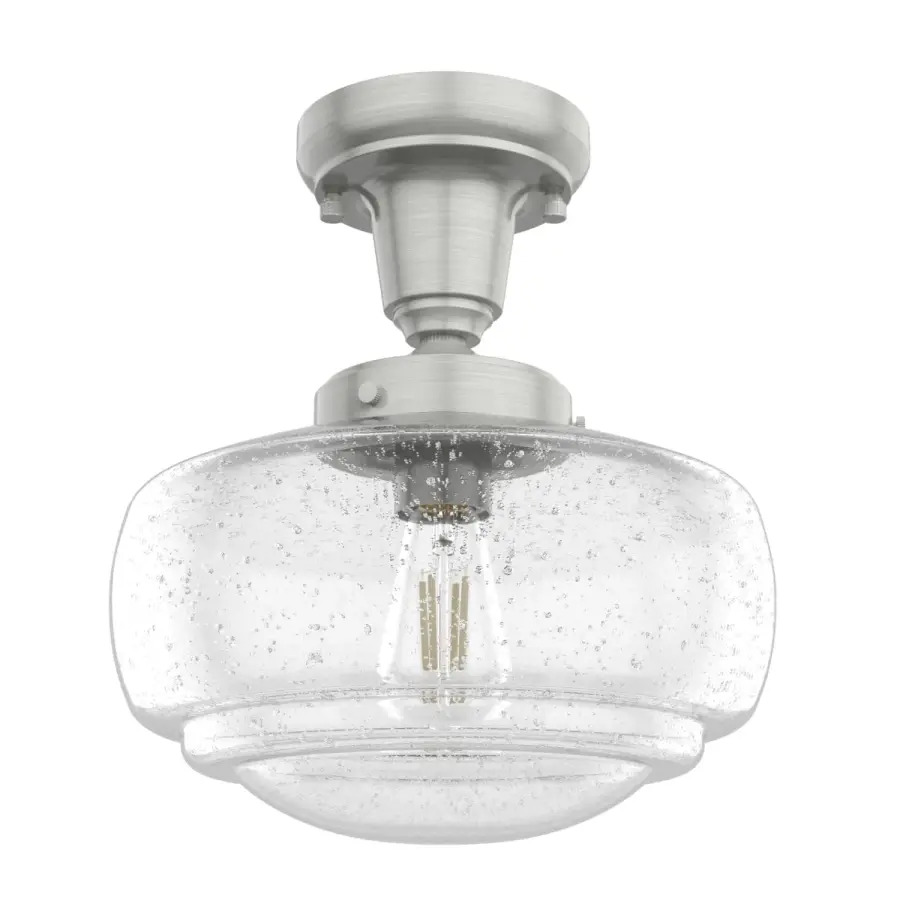 Saddle Creek One Light Pendant in Brushed Nickel - Image 16