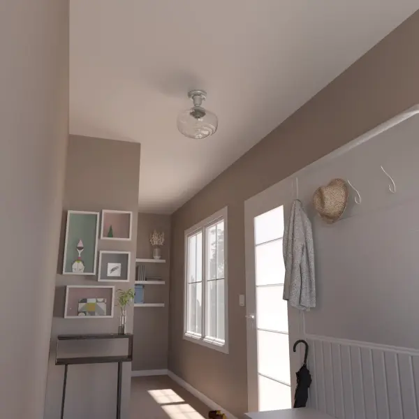 Saddle Creek One Light Pendant in Brushed Nickel - Image 3