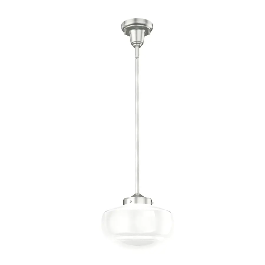 Saddle Creek One Light Pendant in Brushed Nickel - Image 13