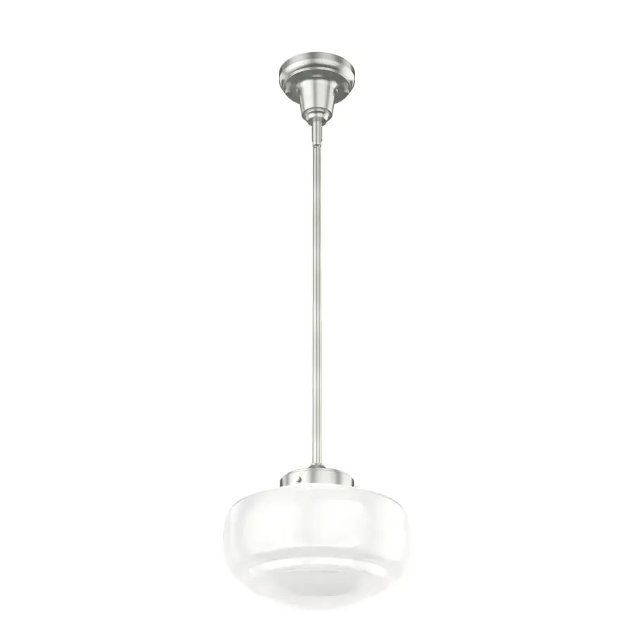 Saddle Creek One Light Pendant in Brushed Nickel - Image 15