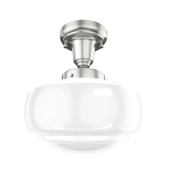 Saddle Creek One Light Pendant in Brushed Nickel - Image 17