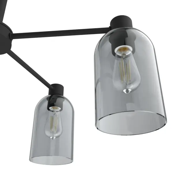 Lochemeade 5-Light Chandelier in Natural Black Iron - Image 10