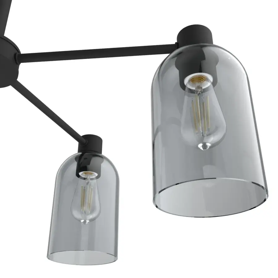 Lochemeade 5-Light Chandelier in Natural Black Iron - Image 10
