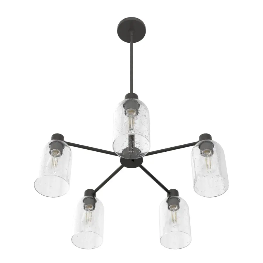 Lochemeade 5-Light Chandelier in Noble Bronze - Image 15