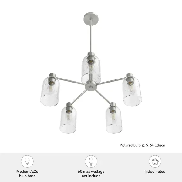 Lochemeade 5-Light Chandelier in Noble Bronze - Image 5