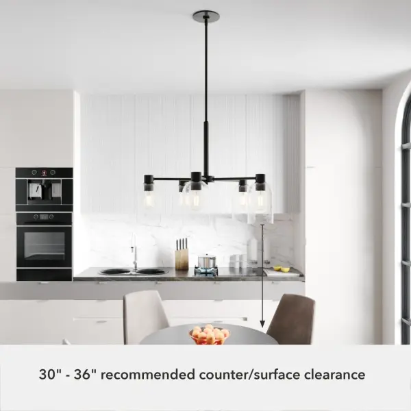 Lochemeade 5-Light Chandelier in Noble Bronze - Image 10