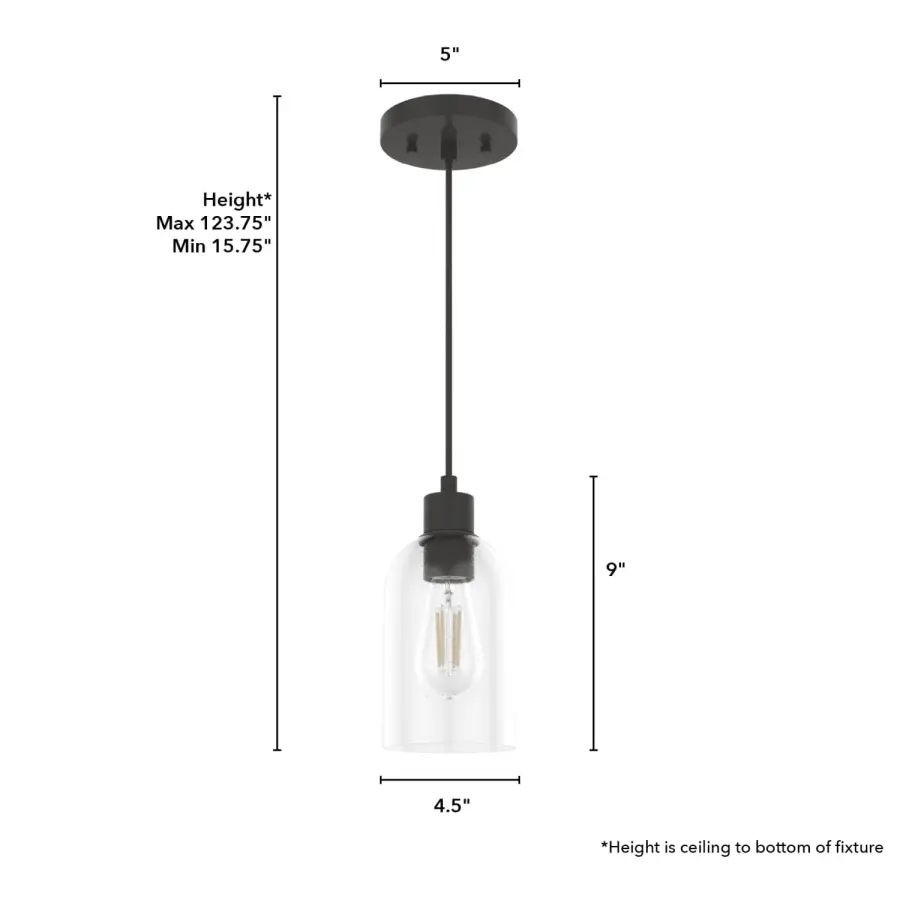 Lochemeade One Light Pendant in Alturas Gold - Image 11