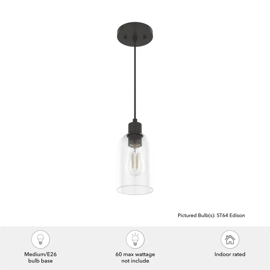 Lochemeade One Light Pendant in Alturas Gold - Image 8