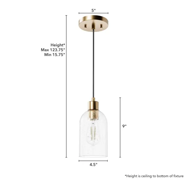 Lochemeade One Light Pendant in Alturas Gold - Image 10