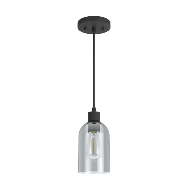 Lochemeade One Light Pendant in Natural Black Iron - Image 7