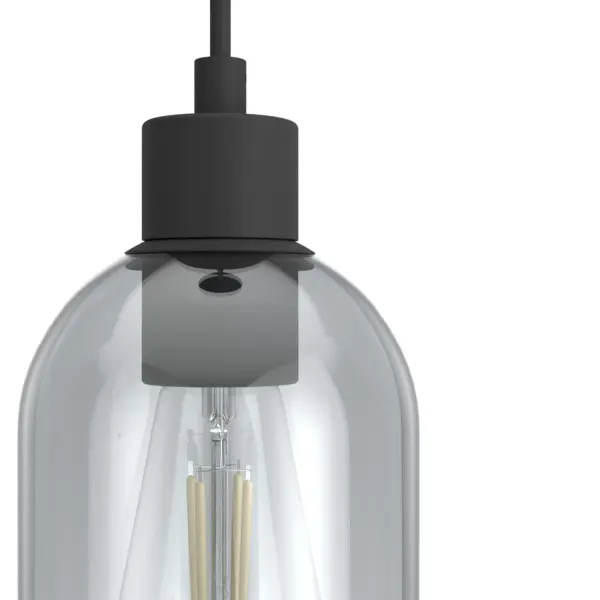 Lochemeade One Light Pendant in Natural Black Iron - Image 9