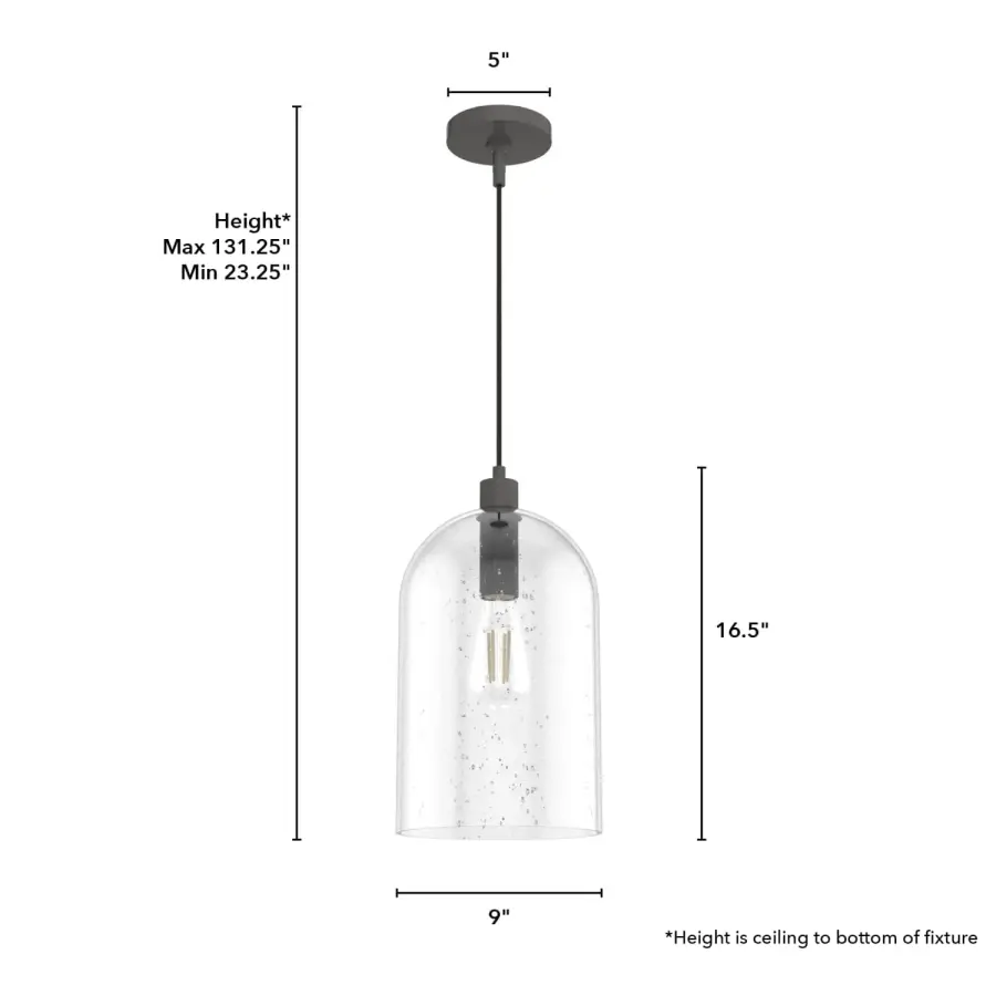 Lochemeade One Light Pendant in Alturas Gold - Image 11