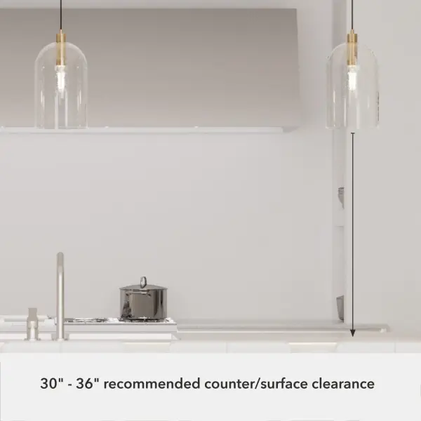 Lochemeade One Light Pendant in Alturas Gold - Image 13