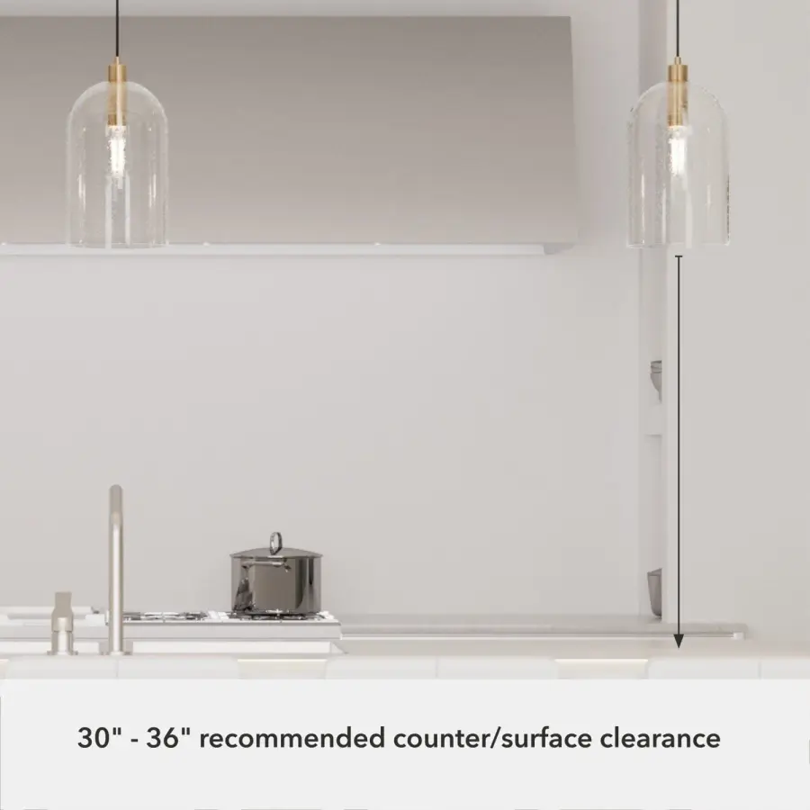 Lochemeade One Light Pendant in Alturas Gold - Image 13