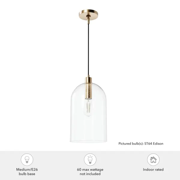 Lochemeade One Light Pendant in Alturas Gold - Image 7
