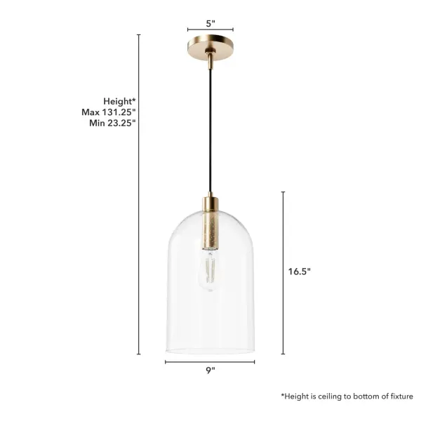 Lochemeade One Light Pendant in Alturas Gold - Image 10