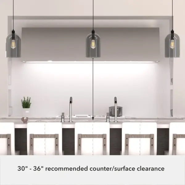 Lochemeade One Light Pendant in Natural Black Iron - Image 5