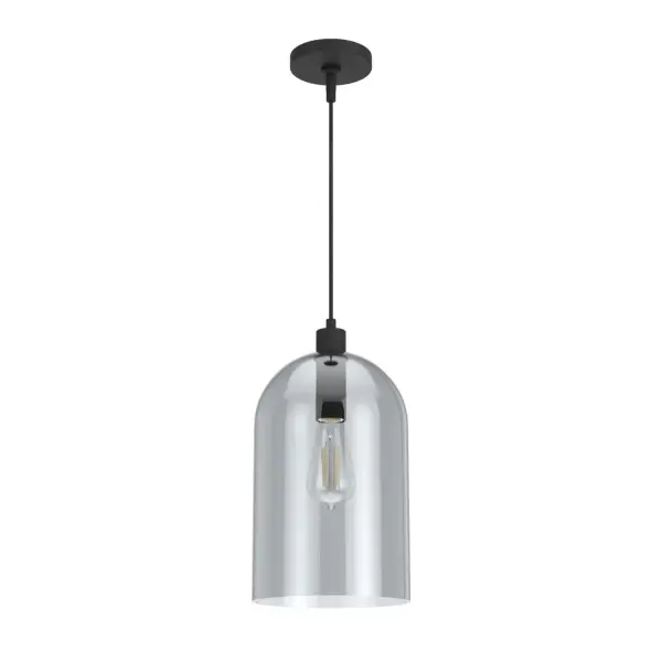 Lochemeade One Light Pendant in Natural Black Iron - Image 7