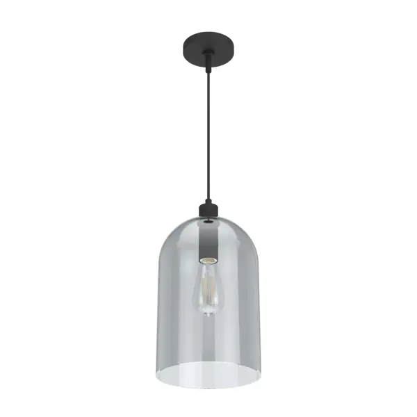 Lochemeade One Light Pendant in Natural Black Iron - Image 8