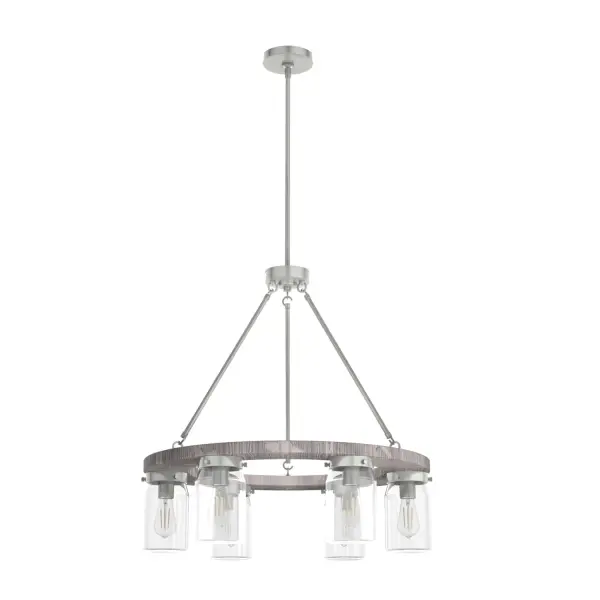 Devon Park 6-Light Chandelier in Brushed Nickel - Image 12