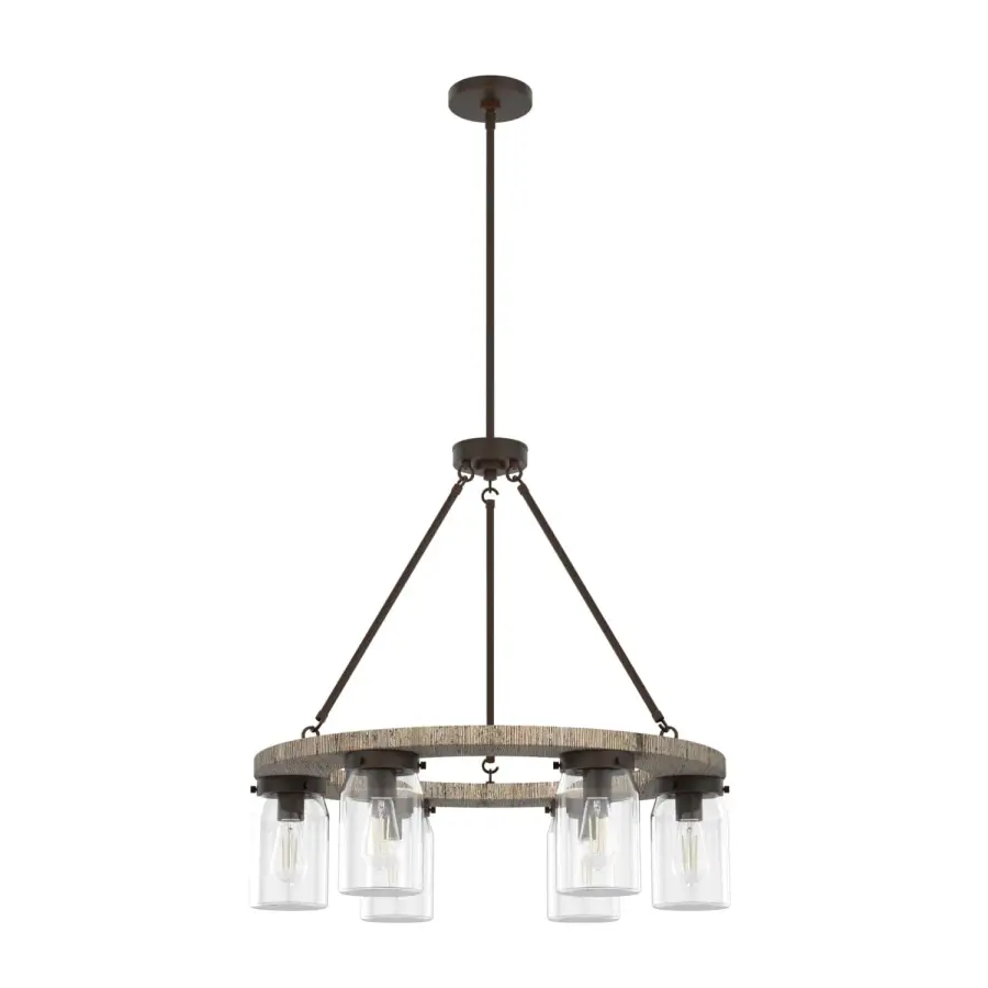 Devon Park 6-Light Chandelier in Brushed Nickel - Image 13