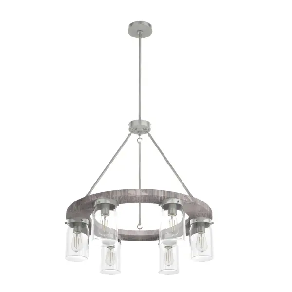 Devon Park 6-Light Chandelier in Brushed Nickel - Image 14