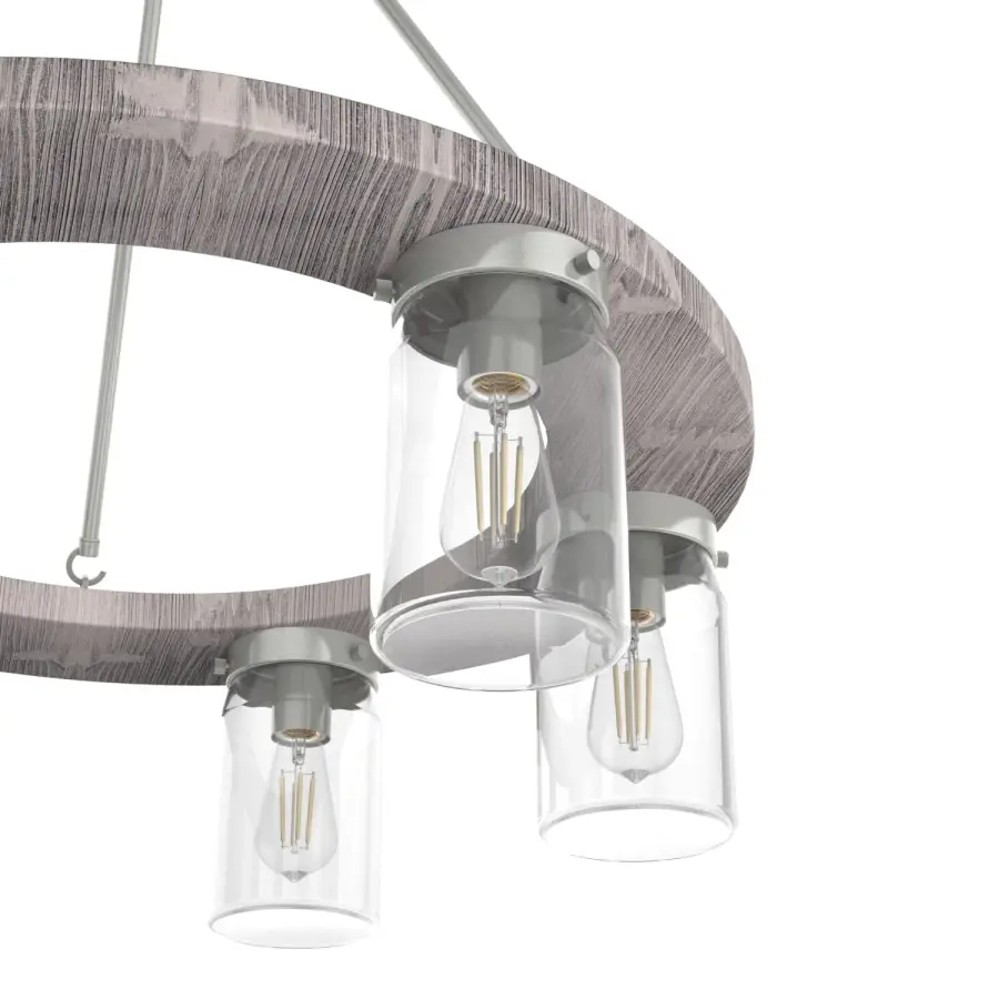 Devon Park 6-Light Chandelier in Brushed Nickel - Image 16