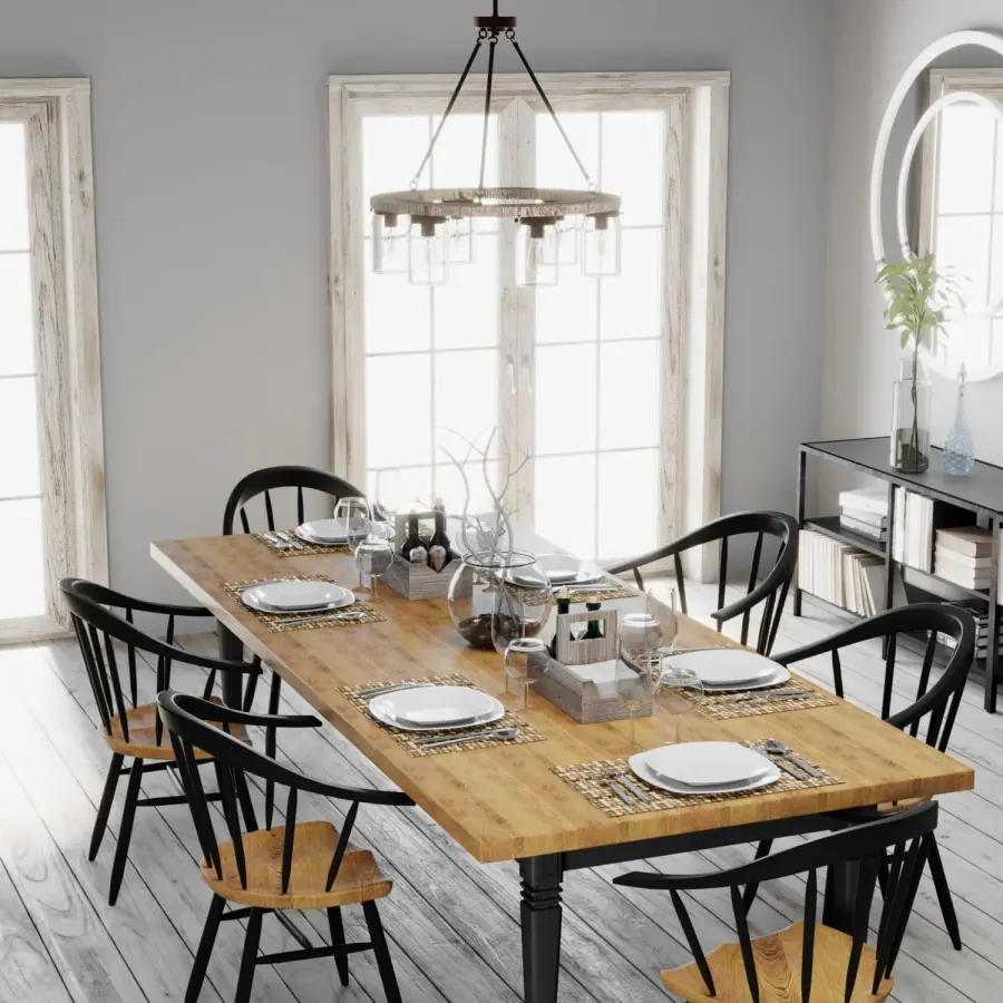 Devon Park 6-Light Chandelier in Brushed Nickel - Image 4