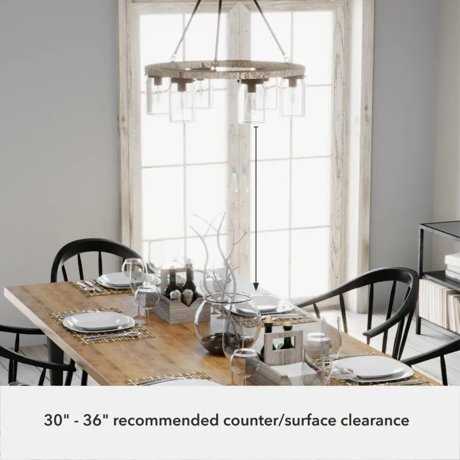 Devon Park 6-Light Chandelier in Brushed Nickel - Image 10