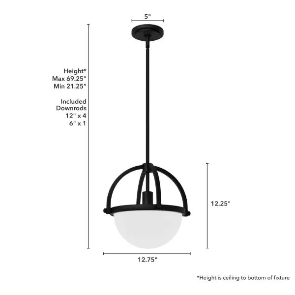 Wedgefield One Light Pendant in Brushed Nickel - Image 11