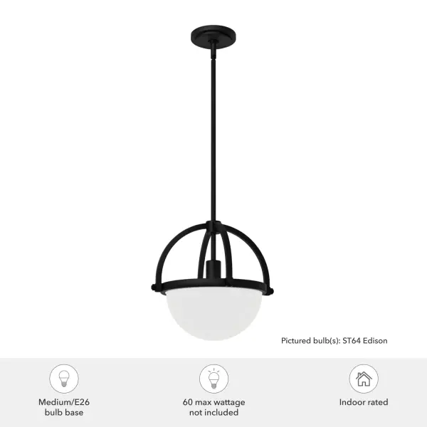 Wedgefield One Light Pendant in Brushed Nickel - Image 8