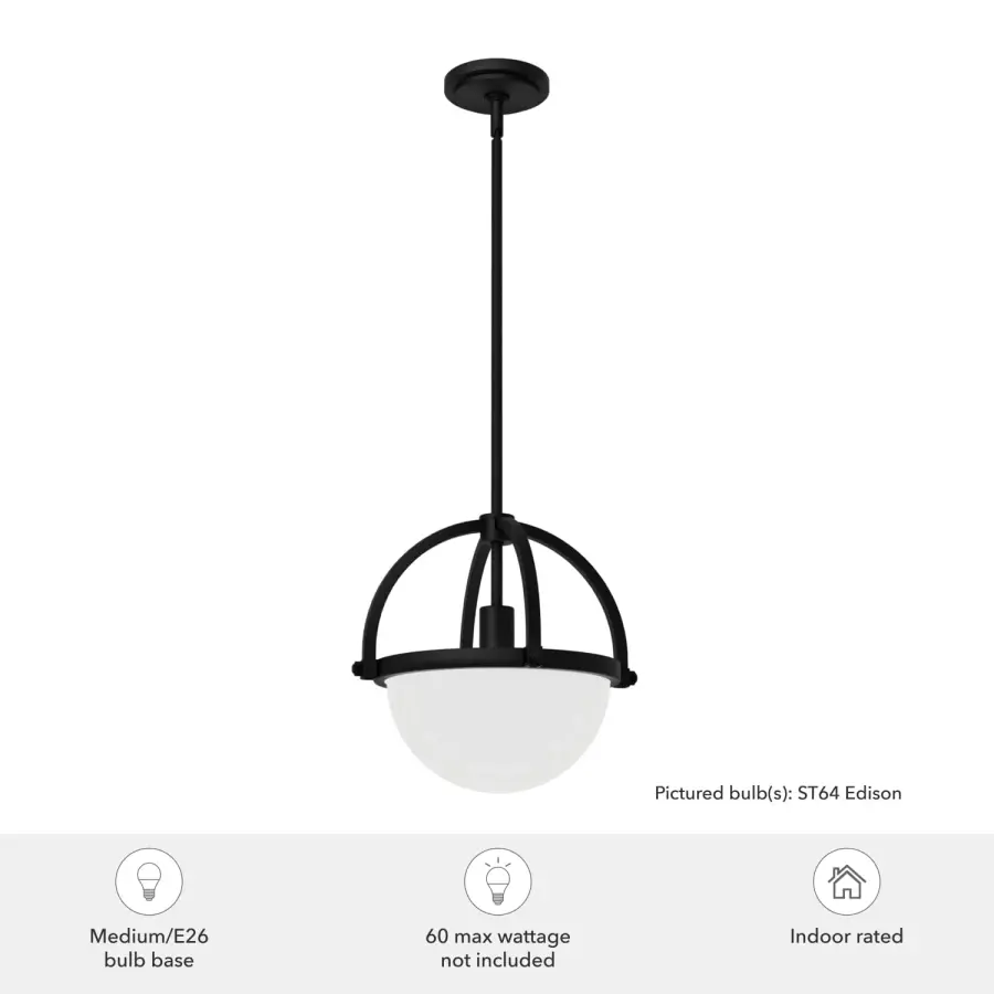 Wedgefield One Light Pendant in Brushed Nickel - Image 8