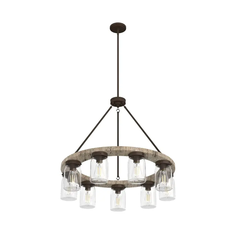 Devon Park 9-Light Chandelier in Brushed Nickel - Image 14