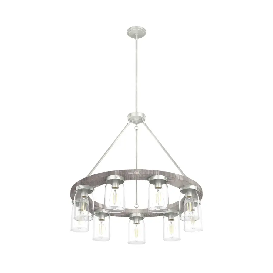 Devon Park 9-Light Chandelier in Brushed Nickel - Image 15