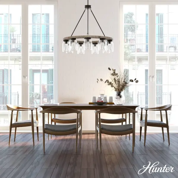 Devon Park 9-Light Chandelier in Brushed Nickel - Image 3