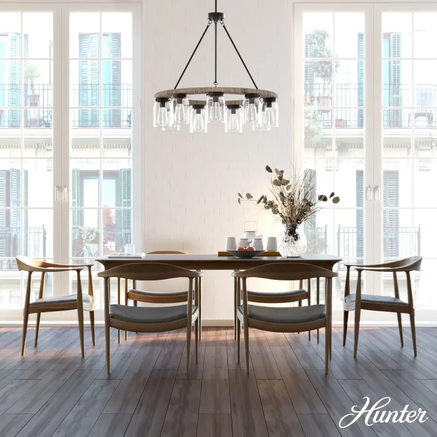 Devon Park 9-Light Chandelier in Brushed Nickel - Image 3