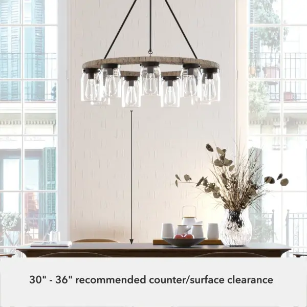 Devon Park 9-Light Chandelier in Brushed Nickel - Image 9