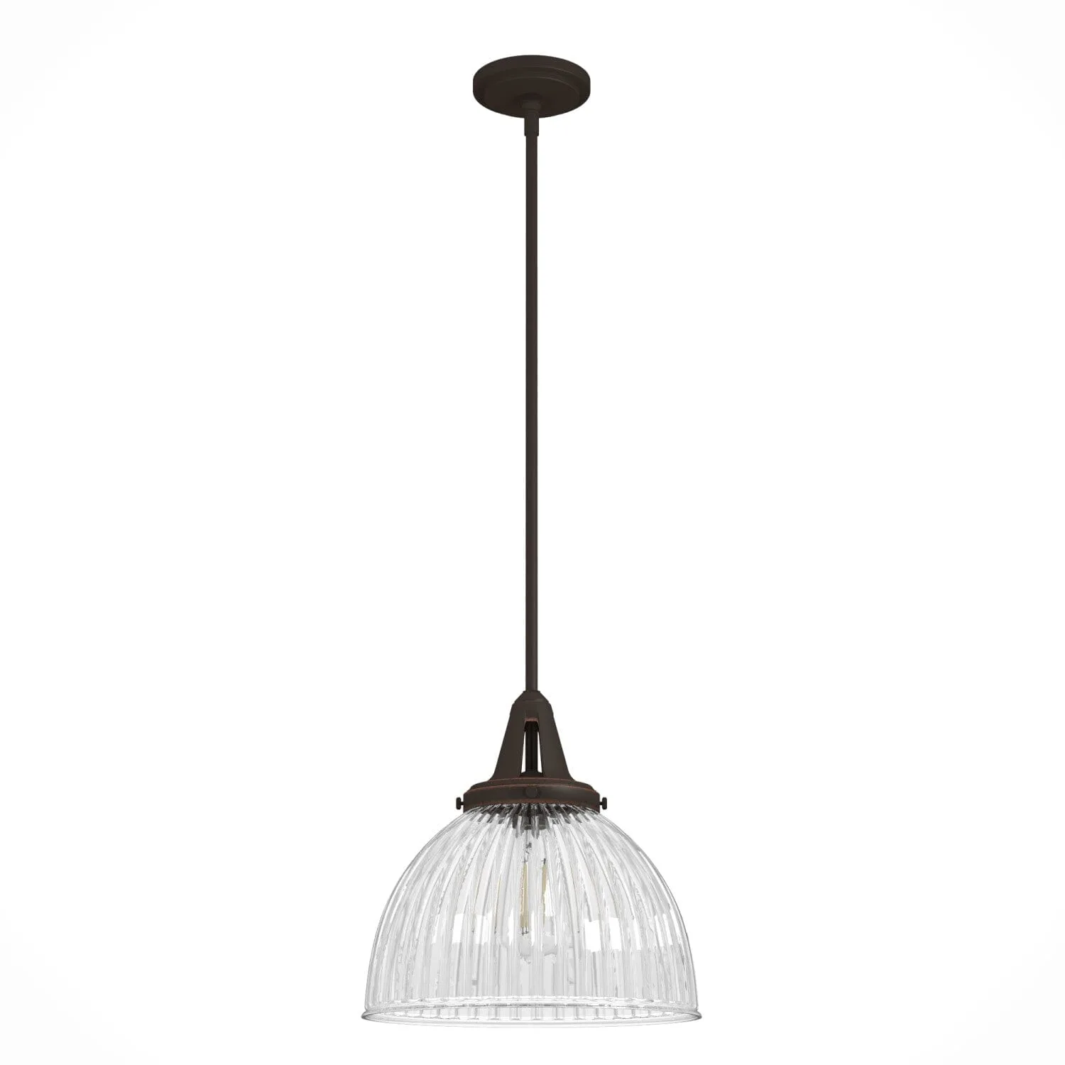 Cypress Grove One Light Pendant in Natural Black Iron